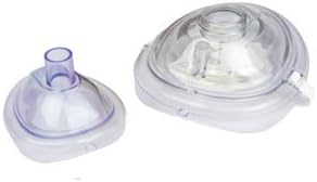Ever Ready First Aid Adult and Infant CPR Mask Combo Kit with 2 Valves with Pair of Vinyl Gloves & 2 Alcohol Prep Pads - Tactical Black
