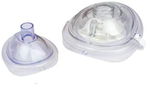 Ever Ready First Aid Adult and Infant CPR Mask Combo Kit with 2 Valves with Pair of Vinyl Gloves & 2 Alcohol Prep Pads - Tactical Black - 2 Count