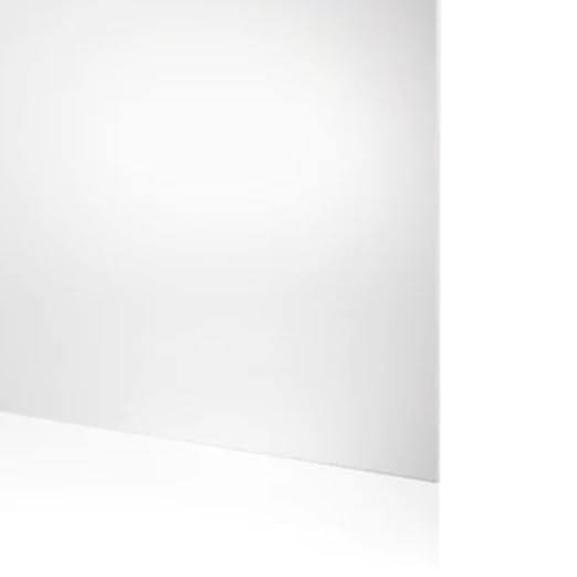 KastLite Colored Acrylic Sheets Nominal 12" x 12" - Plastic Sheet Easy to Cut, Saw, Shape, Laser Cut - Ideal for Arts & Crafts & DIY Projects- Durable, Lightweight, Scratch Resistant - Frosted 2 Pack