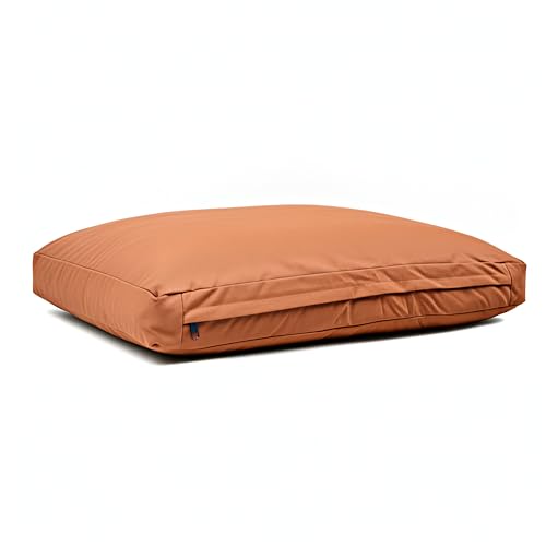 WHITEDUCK Dog Bed Cover (Brown) 41" L x 33" W x 4.3" th (XL) - color: Brown - Only Cover, size: X-Large