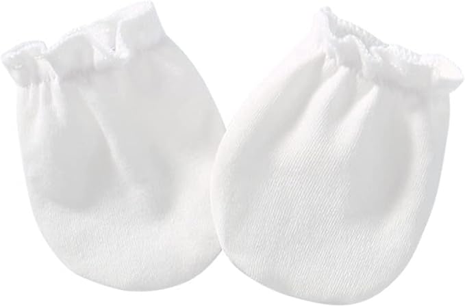 Unisex Baby Cotton Scratch Mittens For Newborn Baby Boys Girls Mittens Accessory 0-6 Months