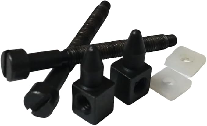 (2 sets) Chain tensioner adjuster screw adjustment kit compatible with 61 66 162 181 266 268 272 262xp 272xp 281 288 chain saw