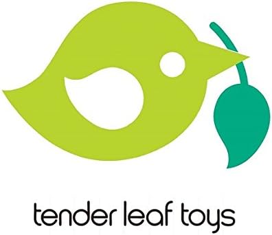 Tender Leaf Toys - Tea Tray Set - Wooden Pretend Food Play Toy with Tea Bags, Snacks, Teapot and Treats for Afternoon Tea Party - Develops Problem Solving Skills and Imaginative Play - Age 3+