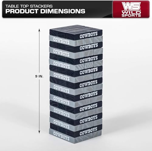 Wild Sports NFL Dallas Cowboys Table Top Stackers 3" x 1" x .5", Team Color