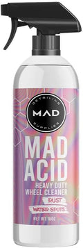 MAD Acid Heavy Duty Wheel Cleaner & Rim Cleaner - Safe on Chrome, Clear Coated Painted Surfaces, Glass, Plastic, And Most Wheel Finishes - Brake Dust, Rust, and Grime