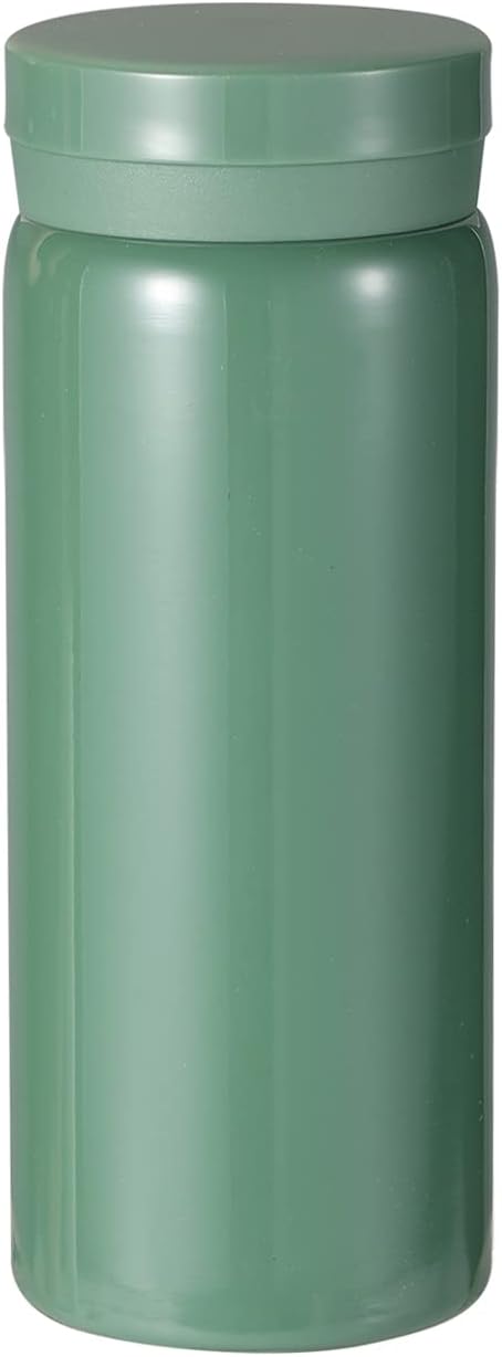 Mini Thermos Cute Water Bottle - 7 oz Tiny Insulated Vacuum 18/10 Stainless Steel Small Flask - Leak Proof & Spill Proof & Keeps Cold and Hot for Drink, Coffee, Tea - Green