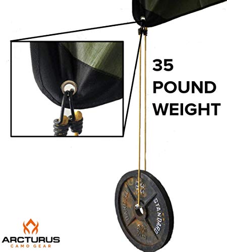 Arcturus Insulated Tarp, Reusable Heavy Duty Thermal Survival Blanket – 60x82in, Reflects 90% Body Heat, Waterproof, Windproof, 3-Layer Design, Reinforced Grommets, Black - color: Black