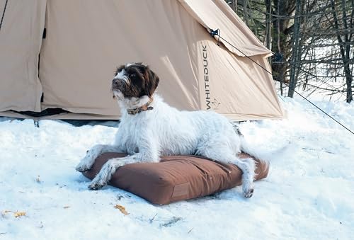 WHITEDUCK Dog Bed Cover (Black) 28" Lx20 Wx4.3 th (S) - color: Black - Only Cover, size: Small