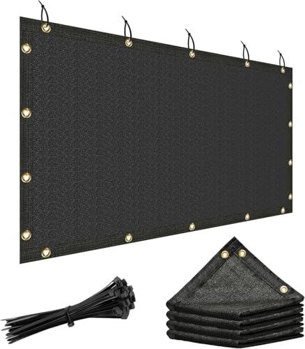 ShadeMart 2' x 2' Black 90% Shade Cloth, Custom Size Shade Tarp for Dog Kennel Cover, Fence Privacy Screen, Greenhouse, Chicken Coop & Pet Playpen, Upgrade Grommets, Durable Mesh Fabric Tarp. - color: Black, size: 2' x 2' Custom Size