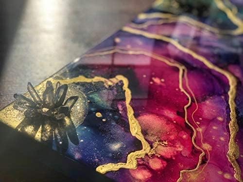 Counter Culture DIY Clear Artist Resin, 2 Gallon Kit, Art Epoxy Supplies for Metallic Stains Acrylic 100% Solids Easy Coat No VOCs Scratch UV Heat Resistant 500 Degrees