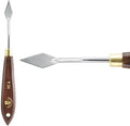 Creative Mark Stainless Steel Palette Knife Painting Tools - Paint Palette with Wooden Handle - Variety of Shapes and Sizes - 24T, 1 in