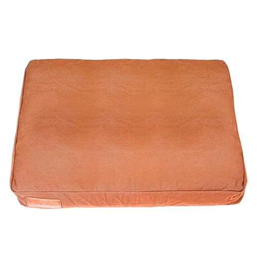 WHITEDUCK Dog Bed Cover (Brown) 28" Lx20 Wx4.3 th (S) - color: Brown - Only Cover, size: Small