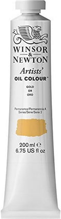Winsor & Newton Artists' Oil Color, 200ml (6.75 oz) Tube, Gold