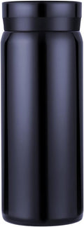 Mini Thermos Cute Water Bottle - 7 oz Tiny Insulated Vacuum 18/10 Stainless Steel Small Flask - Leak Proof & Spill Proof & Keeps Cold and Hot for Drink, Coffee, Tea - Blue