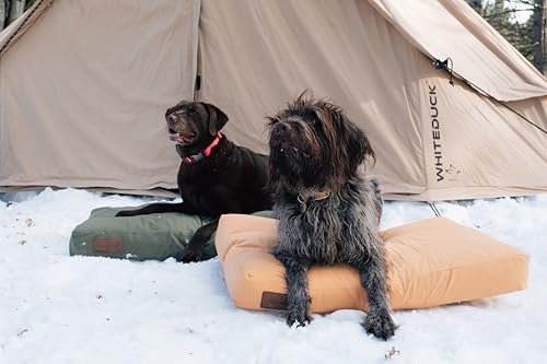 WHITEDUCK Dog Bed Cover (Olive) 41" Lx33 Wx4.3 th (XL) - color: Olive - Only Cover, size: X-Large
