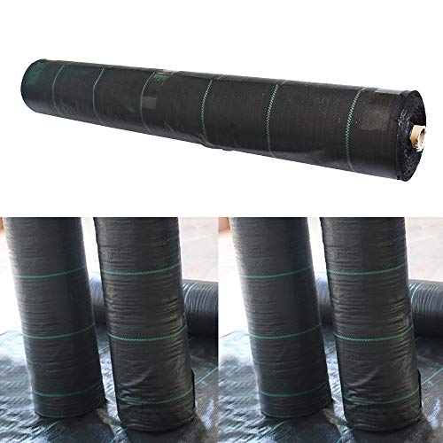 Garden Weed Barrier Landscape Fabric Durable & Heavy-Duty Weed Block Gardening Mat Ground Weed Cover (4ft*150ft) - size: 4ft*150ft