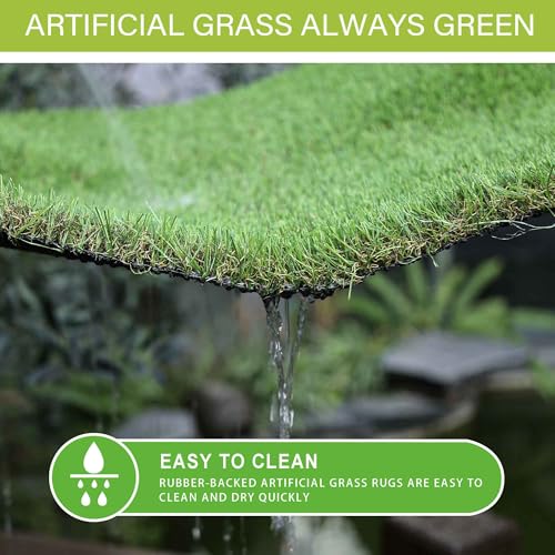 Sunturf Fake Grass for Dog to Pee on Artificial Grass for Dogs Grass Turf Mats for Puppy Pee Training Dog Pee Pads Extra Large for Dogs 4x10FT Dog Supplies Reusable - size: 4x10 FT