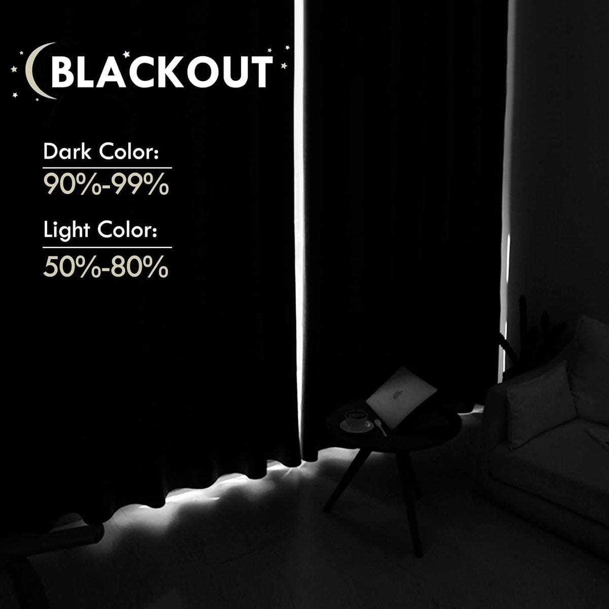 DWCN Olive Green Room Darkening Blackout Curtains - Thermal Insulated Privacy Energy Saving Window Curtain Drapes 38 x 63 inch Length, Set of 2 Bedroom Living Room Curtains