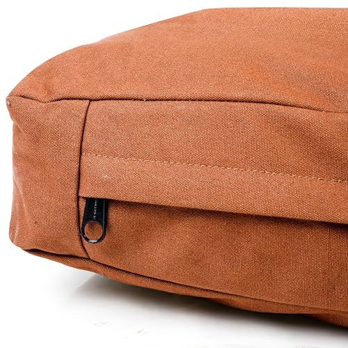 WHITEDUCK Dog Bed Cover (Brown) 41" L x 33" W x 4.3" th (XL) - color: Brown - Only Cover, size: X-Large