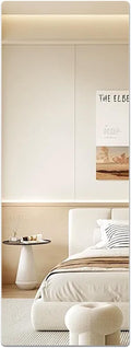 Acrylic Self Adhesive Mirror Sheet for Wall, Plastic Non Glass Sticky Kid Safety Mirror Tiles for Wall Rectangle 16x47 inch 1 Pcs