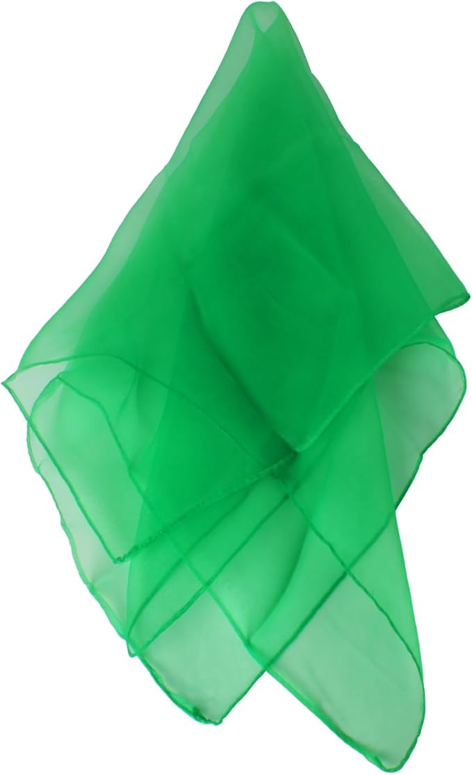 Larcele 12 Pieces Juggling Dance Scarf for Performance Prop Accessory 24 x 24 inches WDSJ-02