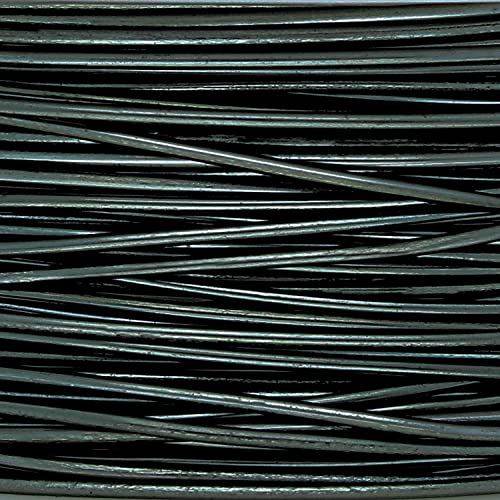 The Beadsmith Wire Elements Craft Wire – Tarnish Resistant, Soft Temper, Round, Hematite Color – 0.81mm, 20 Gauge, 6 Yard Spool – Jewelry Making, Wire Wrapping, Floral, & Other DIY Crafts