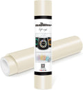 TECKWRAP Permanent Adhesive Vinyl 12" x 10ft, Matte Ivory White