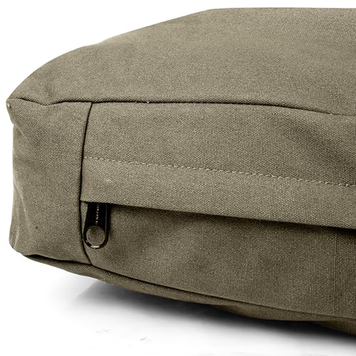 WHITEDUCK Dog Bed Cover (Olive) 41" Lx33 Wx4.3 th (XL) - color: Olive - Only Cover, size: X-Large