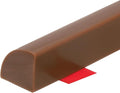 uxcell Flexible Molding Trim, 98 Inch Flexible Quarter Round Molding Silicone Peel and Stick Trim Self Adhesive Shower Water Barrier for Corner Decor Bathroom Kitchen, Brown
