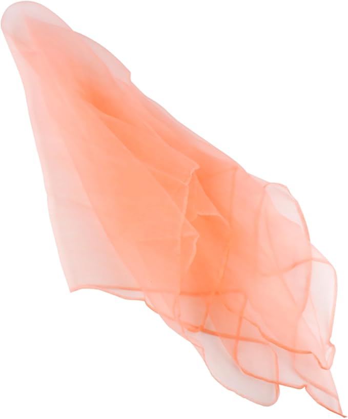 Larcele 12 Pieces Juggling Dance Scarf for Performance Prop Accessory 24 x 24 inches WDSJ-02
