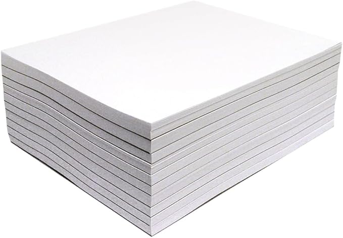 Memo Pads - Note Pads - Scratch Pads - Writing Pads - 10 Pads with 50 Sheets in Each Pad (4.25 x 5.5 inches)