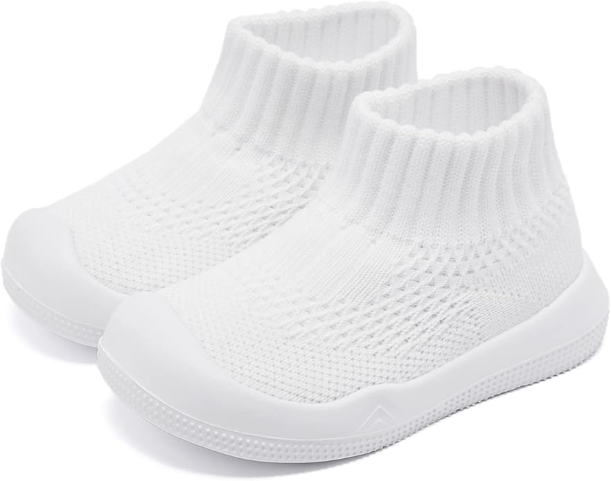 Engtoy Baby Shoes & Socks - Non-Slip Breathable Slippers with Soft Rubber Sole - Baby Boys & Girls Slip On Sneakers