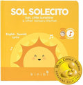 Binibi Spanish Musical Book for Toddlers Sol Solecito & Other Nursery Rhymes | Spanish Learning for Kids | Bilingual Children's Sound Book | Libro en español para bebés