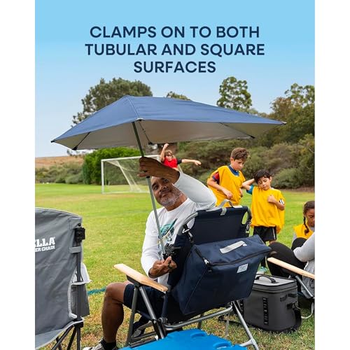 Sport-Brella Versa-Brella SPF 50+ Adjustable Umbrella with Universal Clamp - color: Wood Camo, style: REG