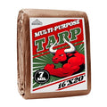 Tarp 16x20 ft 100% Waterproof 7mil Durable Grommets and Reinforced Edges,Uv Resistant,Green/Brown Tarp,Emergency Rain Shelter,Outdoor Cover and Camping Use -by MVPNET - size: 16x20