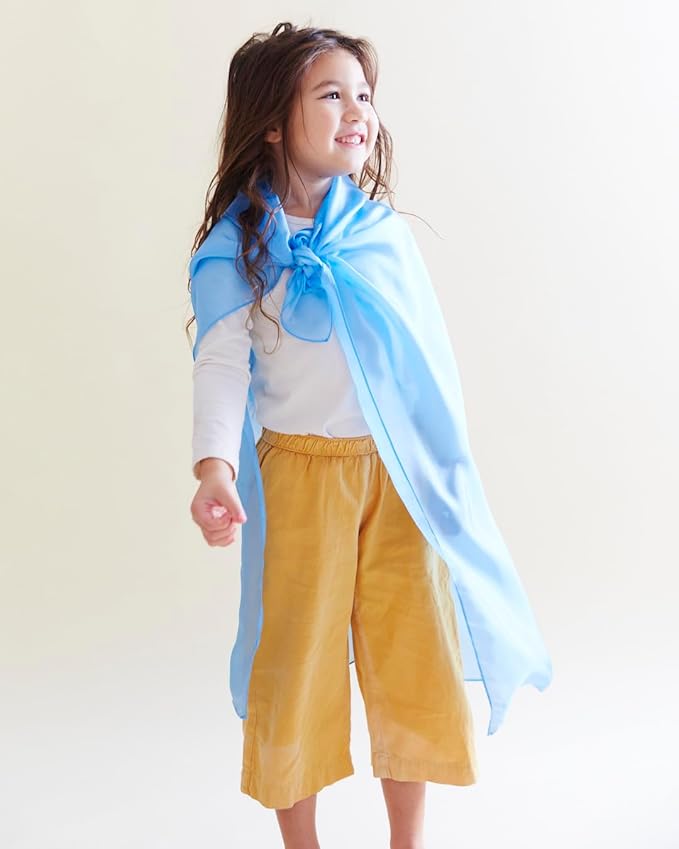 Sarah's Silks Playsilk - 100% Real Silk, Hand Dyed, Bright Colored Play Scarves | Montessori and Waldorf Toys for Dress up, Imaginative, and Pretend Play (35" x 35")