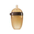 Silicone Natural Breast-Like Bottle with Nipple(3-7 Months),8oz，1pack
