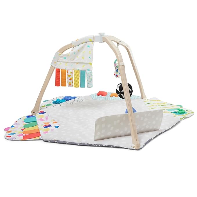 Lovevery Play Gym and Sensory Strands Bundle, Stage-Based Developmental Activity Gym for a Whole Year of Play Baby to Toddler Including Play Guide, Ages 0+ Months