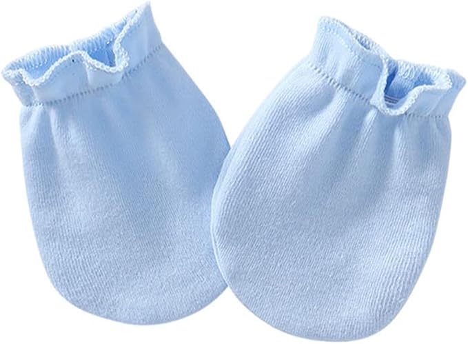 Unisex Baby Cotton Scratch Mittens For Newborn Baby Boys Girls Mittens Accessory 0-6 Months