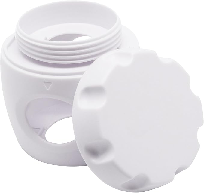 2 Pack Door Knob Safety Cover for Kids, Door Knob Cover, Screw Thread Design, Doors Knobs Child Proof Locks, Reusable and Reliable, for Toddler Baby Safety Doors Handle Covers (White)