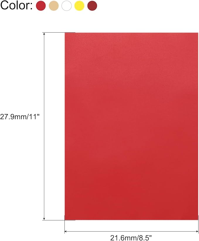 MECCANIXITY Colored Vellum Paper, 40 Sheet Multicolor Transparency 8.5 x 11 Printable Vellum Paper, Translucent Vellum Sheets for Printing Wedding Invitations Ink Jet Laser Printer