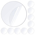 10PCS Heavy Duty Double Sided Adhesive Mounting Circle Tape- Waterproof,Strong Adhesion,Clear, High Strength,No Residue Removability for Hanging,Wall Mounting, Home Decor,Adhesive for Shower
