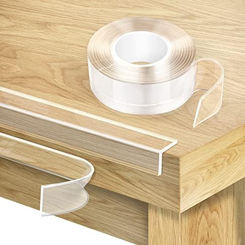 Corner Protectors Baby Proofing,Clear Corner Protector,Soft Edge Protector 16.4ft(5M) Corner Guards Furniture Corner&Edge Safety Bumpers with Upgraded Strong Adhesive for Furniture&Sharp Corners