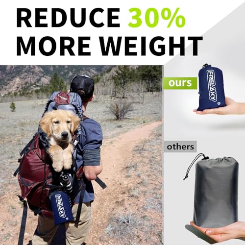 Frelaxy Tent Footprint, Waterproof Camping Tarp, Durable Tent Floor to Elevate Your Camping, Hiking, Backpacking, Hammock, Beach Experience - color: Dark Blue, size: 2 Person—56'' x 80''