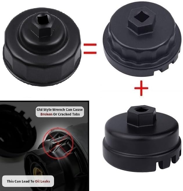 Oil Filter Wrench, Drain Tool & Advanced Engine Threaded Oil Funnel. Oil Change Tool Kit for Toyota,Tacoma,Lexus,Scion,Camry,Corolla,RAV4 etc.