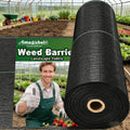 AMAGABELI GARDEN & HOME 6ft x 300ft Weed Barrier Landscape Fabric 3.2oz Garden Cloth Heavy Duty Weed Control Blocker Mat Gardening Ground Cover Non Woven Geotextile Block Fabric Driveway Underlayment - size: 3.2oz-6x300ft