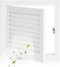 Decorative Return Air Grille Cover, Wall/Ceiling Vent Cover with Adjustable Design, Durables & Easy-to-Install for Home & Office, Cold Air Return Vent Cover(26x26in (66x66cm))