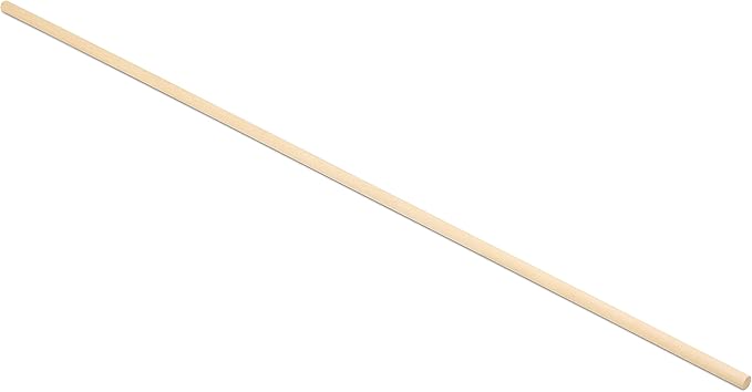 Dowel Rods Wood Sticks Wooden Dowel Rods - 5/16 x 24 Inch Unfinished Hardwood Sticks - for Crafts and DIYers - 50 Pieces by Woodpeckers