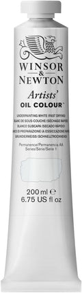 Winsor & Newton Artists' Oil Color, 200ml (6.75 oz) Tube, Underpainting White