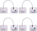 Fridge Lock (4 Pack),Refrigerator Lock with Keys,for Fridge, Cabinet Locks, Drawers, Dishwasher, Toilet and Child Safety Cabinet Locks, 3M Adhesive No Drilling (White 4pcs)